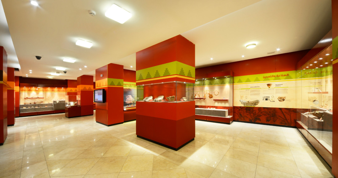 Petra Visitor Center museum exhibit design by Zaid Masannat