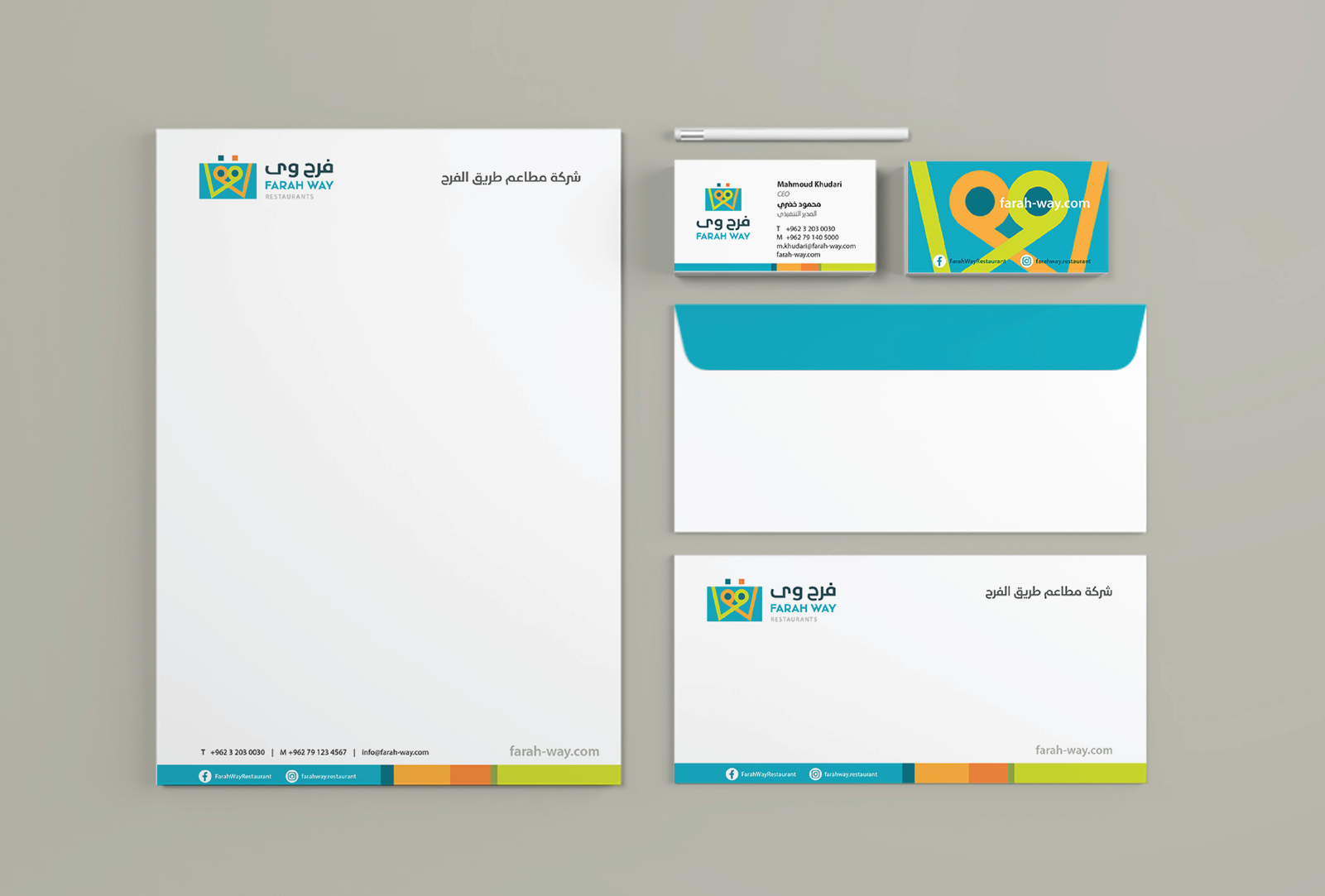 Farah Way Logo and Branding Design by zCreations